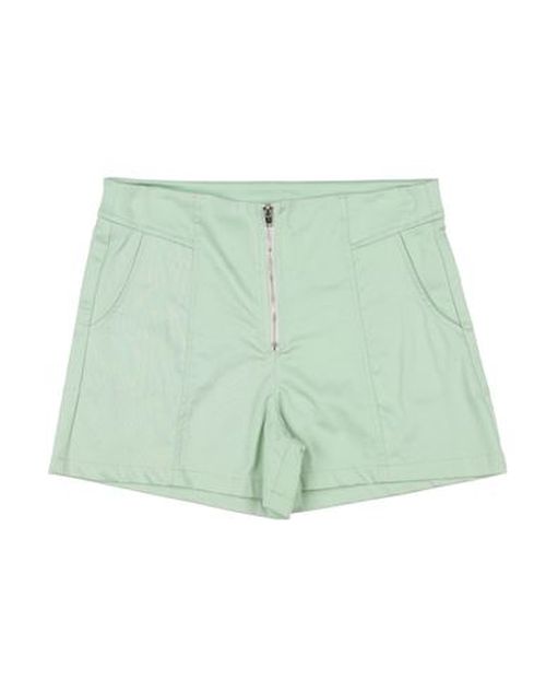 Kid Girl Shorts & Bermuda Shorts Light green Size 12 Cotton, Elastane