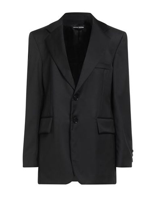 Woman Blazer Black Size 4 Wool