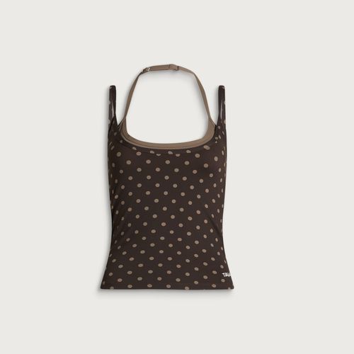 Women's DayFlex Double Layer Vest in Americano/Cortado Polka Dot