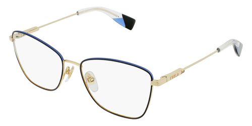 Furla VFU447 0A93 Women’s Glasses Gold Size 54 - Free Lenses - HSA/FSA Insurance - Blue Light Block Available
