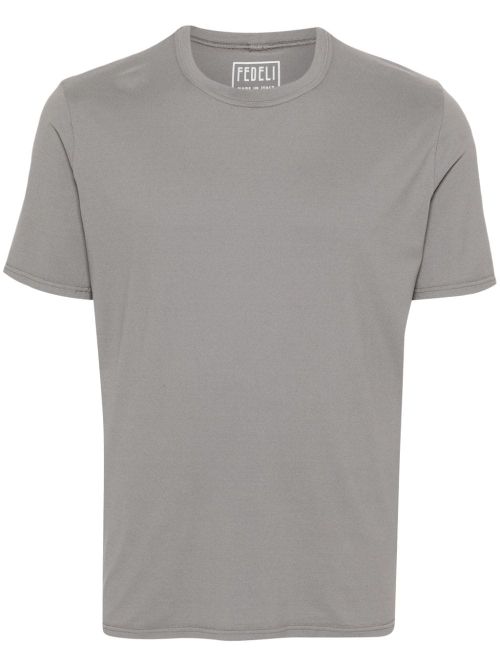 Stretch-Cotton Jersey T-Shirt — grey