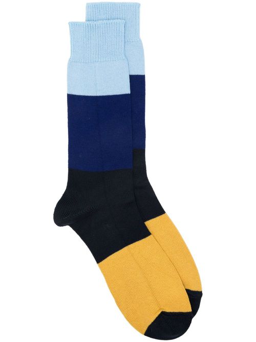 Bold Stripe socks - Blue