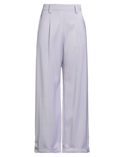 Forte_forte Woman Pants Lilac Size 2 Viscose, Virgin Wool