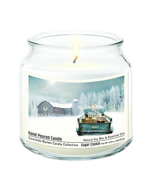 Christmas Pick-Up With Barn Hand-Poured Soy Wax Candle