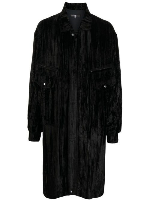 Velvet coat - Black