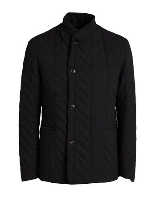 Man Jacket Black Size 34 Polyester