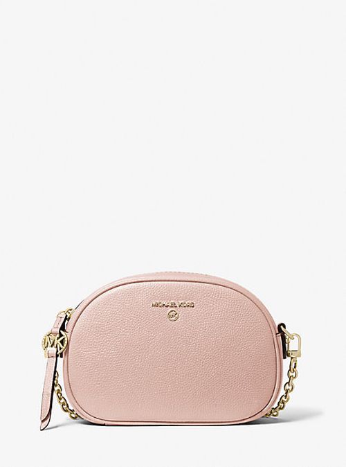 Jet Set Small Pebbled Leather Convertible Camera Bag