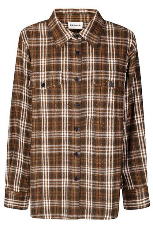 P.A.R.O.S.H. Checkered Collared Long-Sleeve Shirt