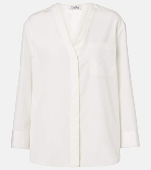Chicca cotton poplin shirt