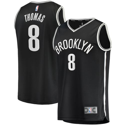 Men's Cam Thomas Black Brooklyn Nets 2021 NBA Draft First Round Pick Fast Break Replica Jersey