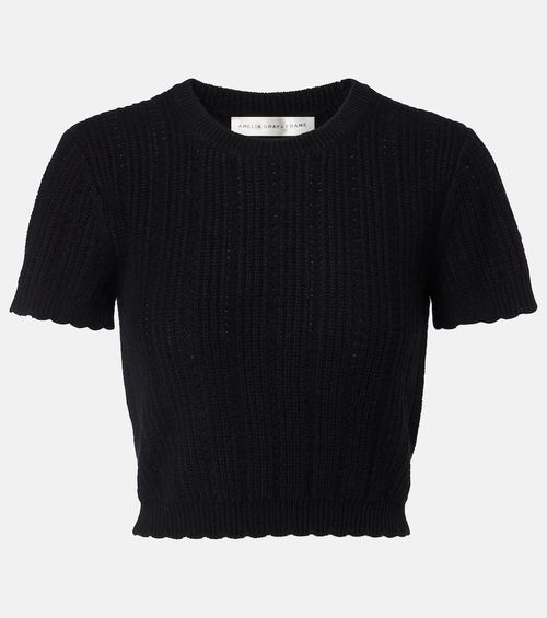 The Getaway cashmere crop top