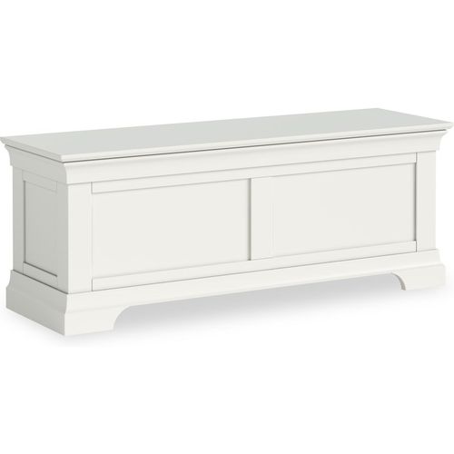 Colette Blanket Storage Box | Grey Cream or Warm White | Roseland