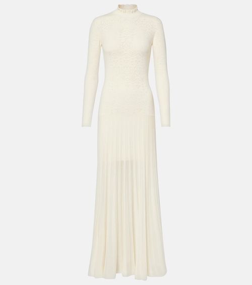 Gisole pointelle turtleneck maxi dress
