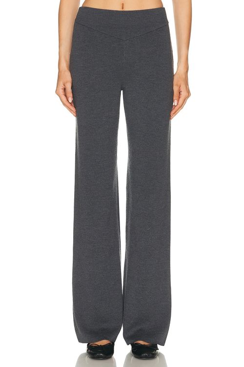 Aya Muse Rye Pant in Charcoal - Charcoal. XS also in L