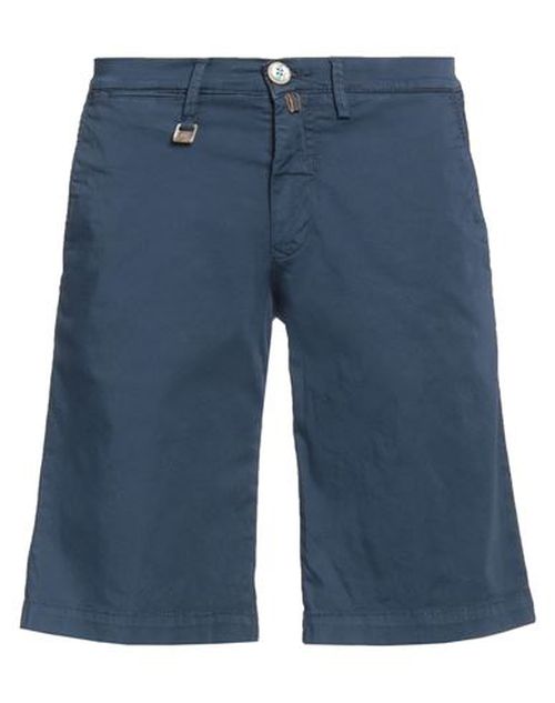 Man Shorts & Bermuda Shorts Midnight blue Size 28 Cotton, Elastane