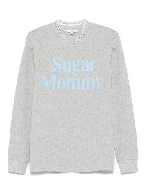 Graphic-print long sleeve T-shirt - Grey