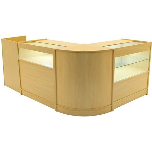 Monstershop Gravity Led Shop Counter Set B900, C900, & - Maple In Beige
