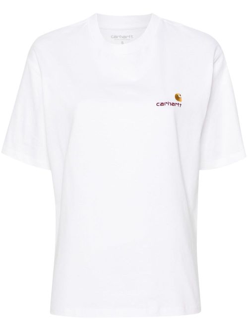 American Script organic cotton T-shirt - White