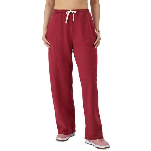 Womens Fleece Wide Leg Sweatpants