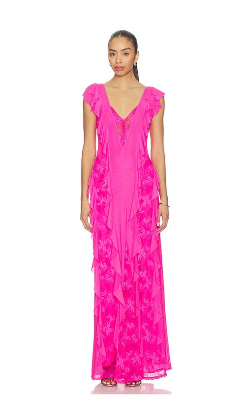 AFRM Trista Dress in Pink. 1X. Also in L, M, S, XL, XS