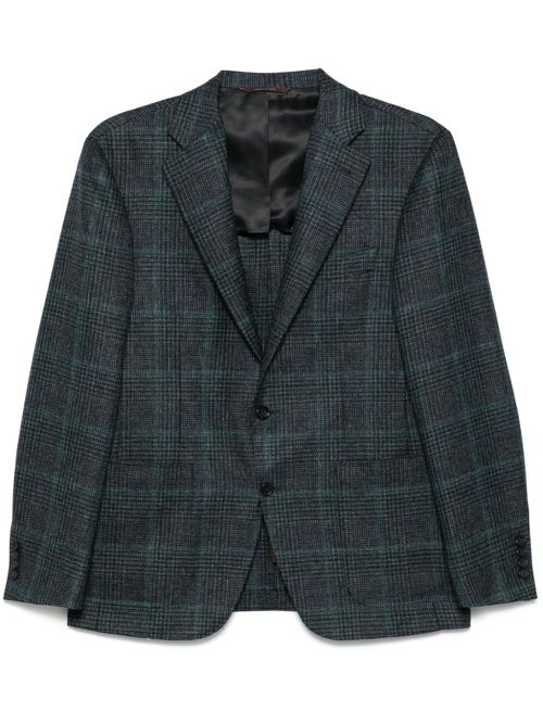 Prince of Wales-pattern blazer - Blue