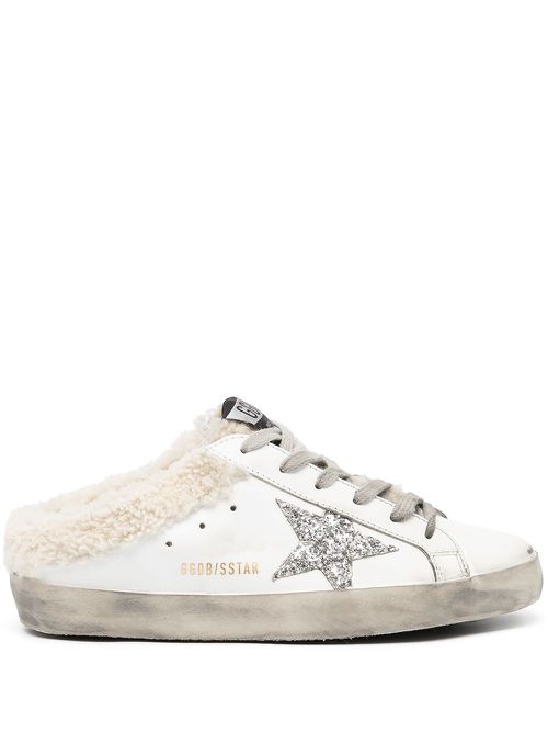 Super-Star Sabot shearling-lined sneakers - White