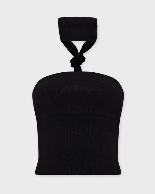 Cult Gaia Top Wali Knit Black