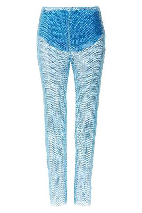Sequin Mesh Pants