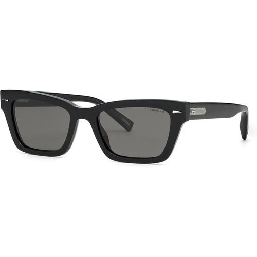 Chopard Man Chopard SCH338 700P Sunglasses Acetate Black Grey Squared Polarized Anti-glare