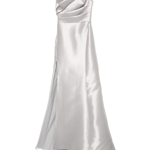 Amsale | Mikado draped bodice Gown - Grey | Realry Amsale | Mikado draped bodice Gown - Grey | Realry