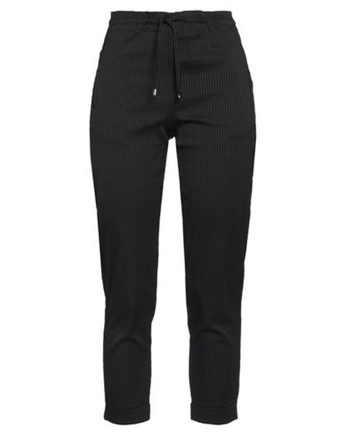Nenè Woman Pants Black Size 14 Cotton, Polyester, Elastane