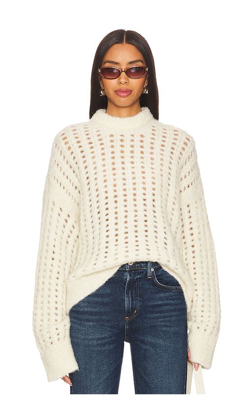 Citizens of Humanity Ailani Crewneck Sweater in Cream. - L also in