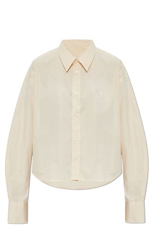 AMI Paris Cropped Oversized Shirt