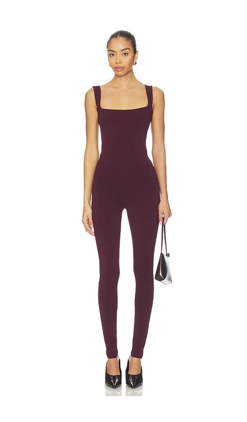 SEROYA Kendall Catsuit in Burgundy. XL. Also in XXS, XS, S