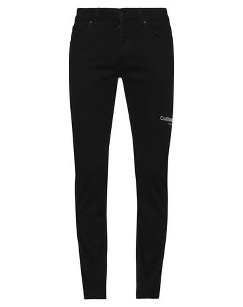 Man Jeans Black Size 31 Cotton, Elastane