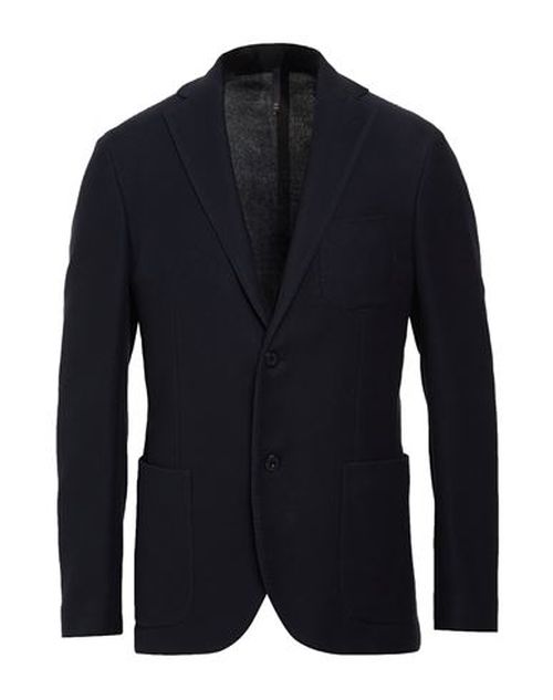 By Slowear Man Blazer Midnight blue Size 46 Cotton