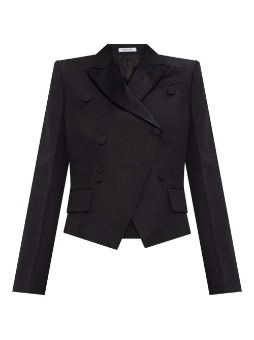 Double-breasted blazer - Black