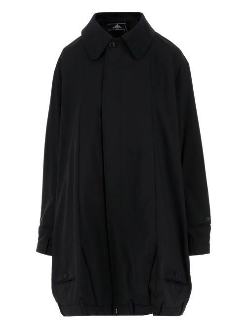 Wool-blend coat - Black