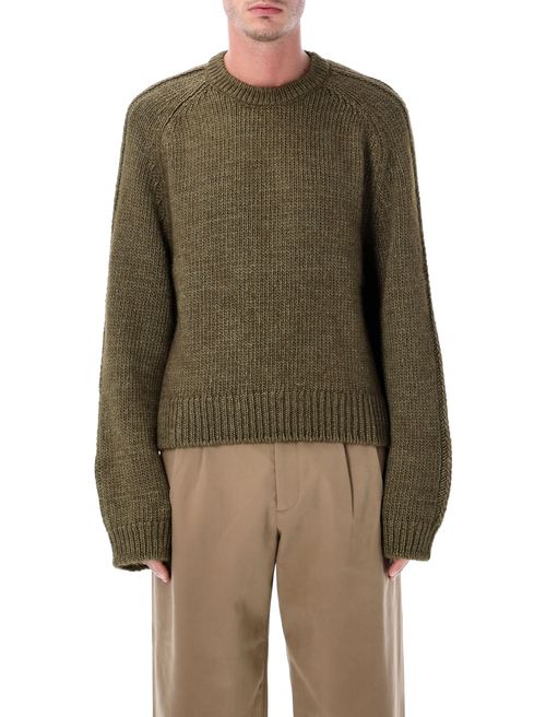 True Roundneck Wool and Silk Sweater