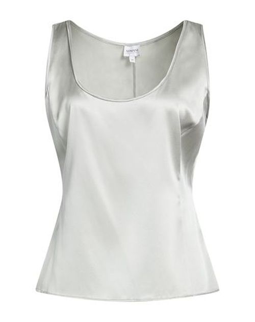 Woman Top Light grey Size 8 Silk, Elastane