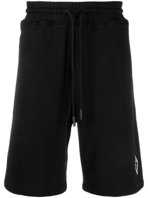 Logo-print detail bermuda shorts