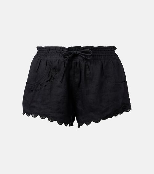 Lola broderie anglaise ramie shorts