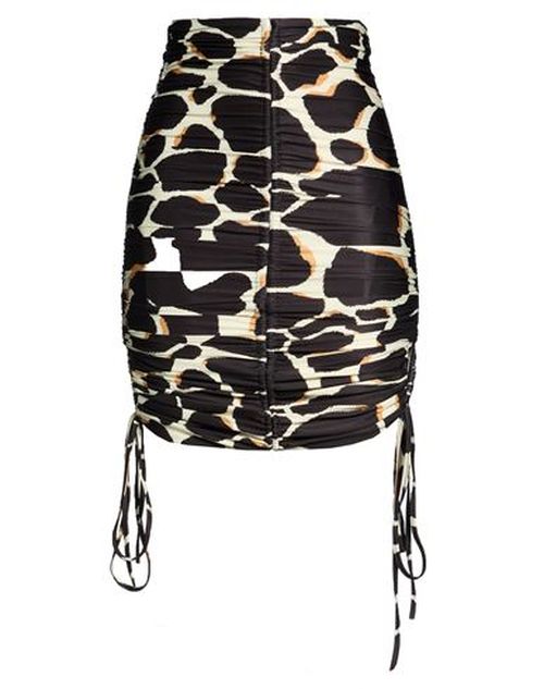 Woman Mini skirt Black Size 10 Polyamide, Elastane