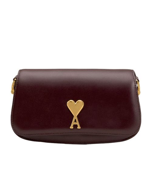 Ami Paris Logo Plaque Shoulder Bag