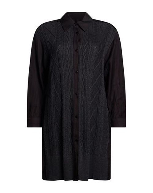 Woman Mini dress Black Size L Acrylic, Wool, Polyester, Viscose, Polyamide