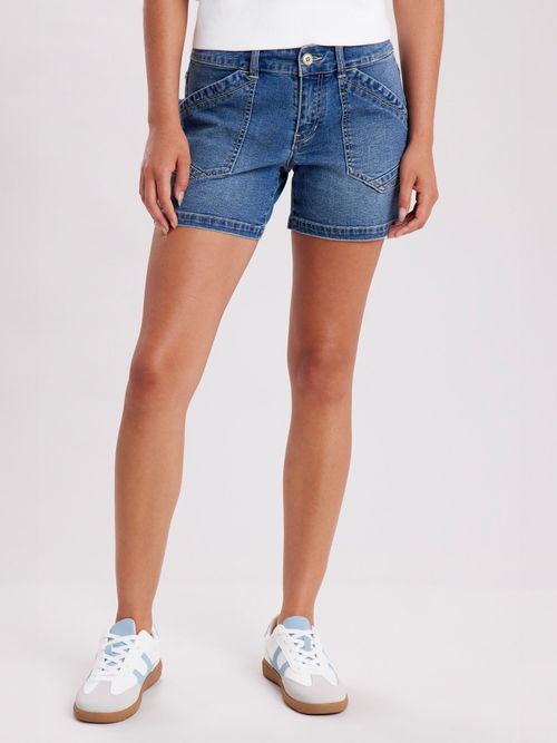 Women's Alix Denim Shorts by UNIONBAY, Canal Blue