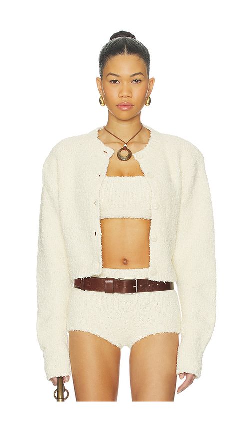 SIR. Tropicana Cardigan in Cream. - L also in
