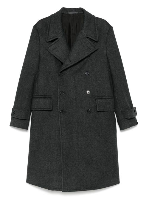 Wool double-breasted coat - Grey