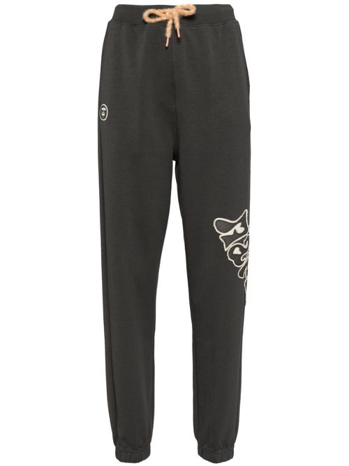 Logo-appliqué sweatpants - Grey