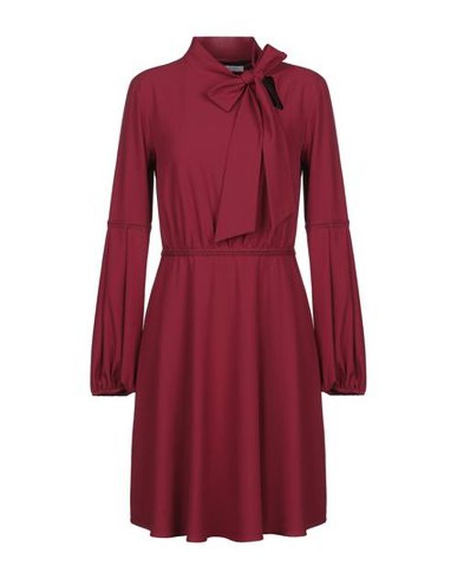 Luckylu Milano Woman Mini dress Red Size 8 Polyester, Elastane
